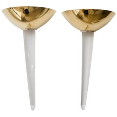Pair of Halogen Wall Sconces