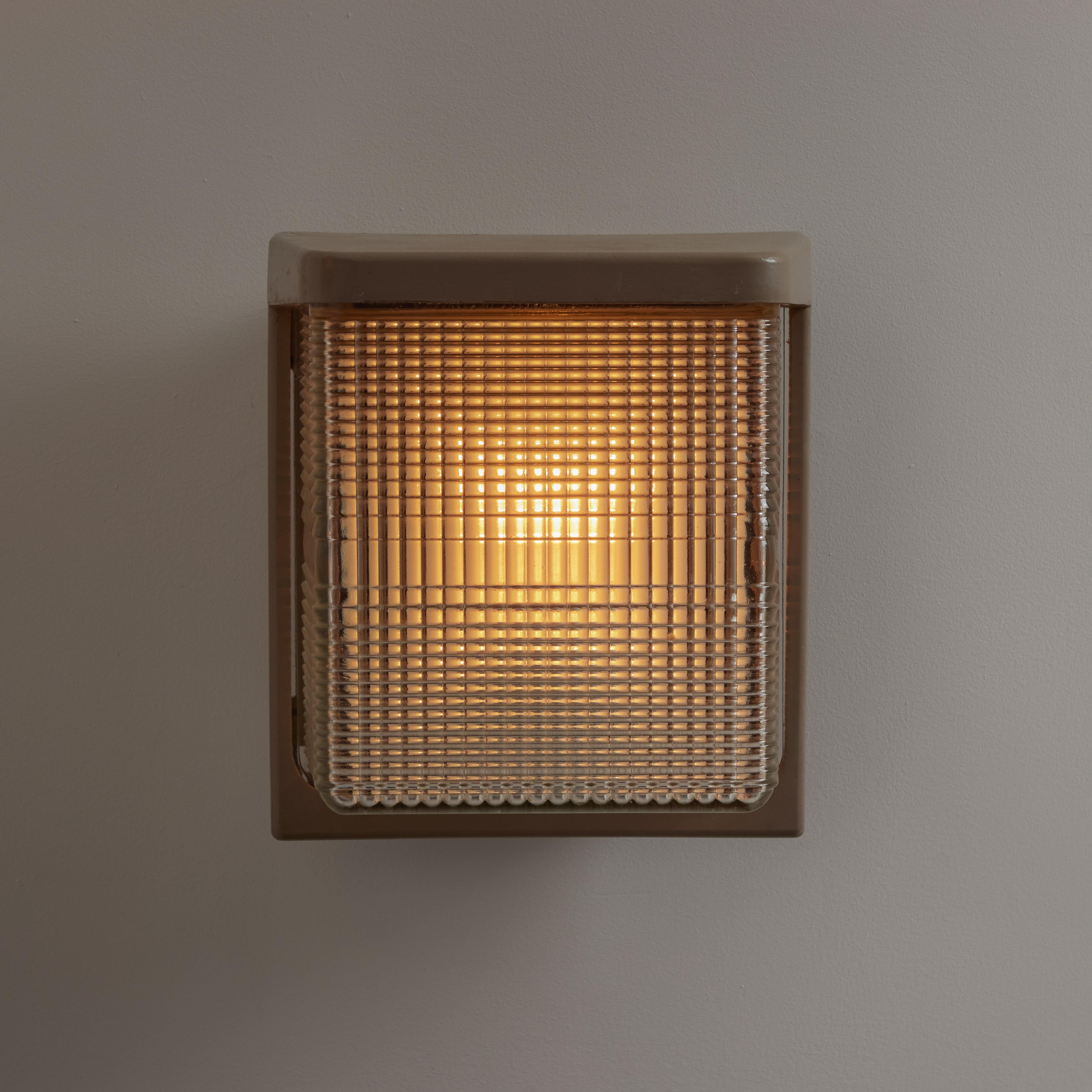 French Pair of Halophane Sconces