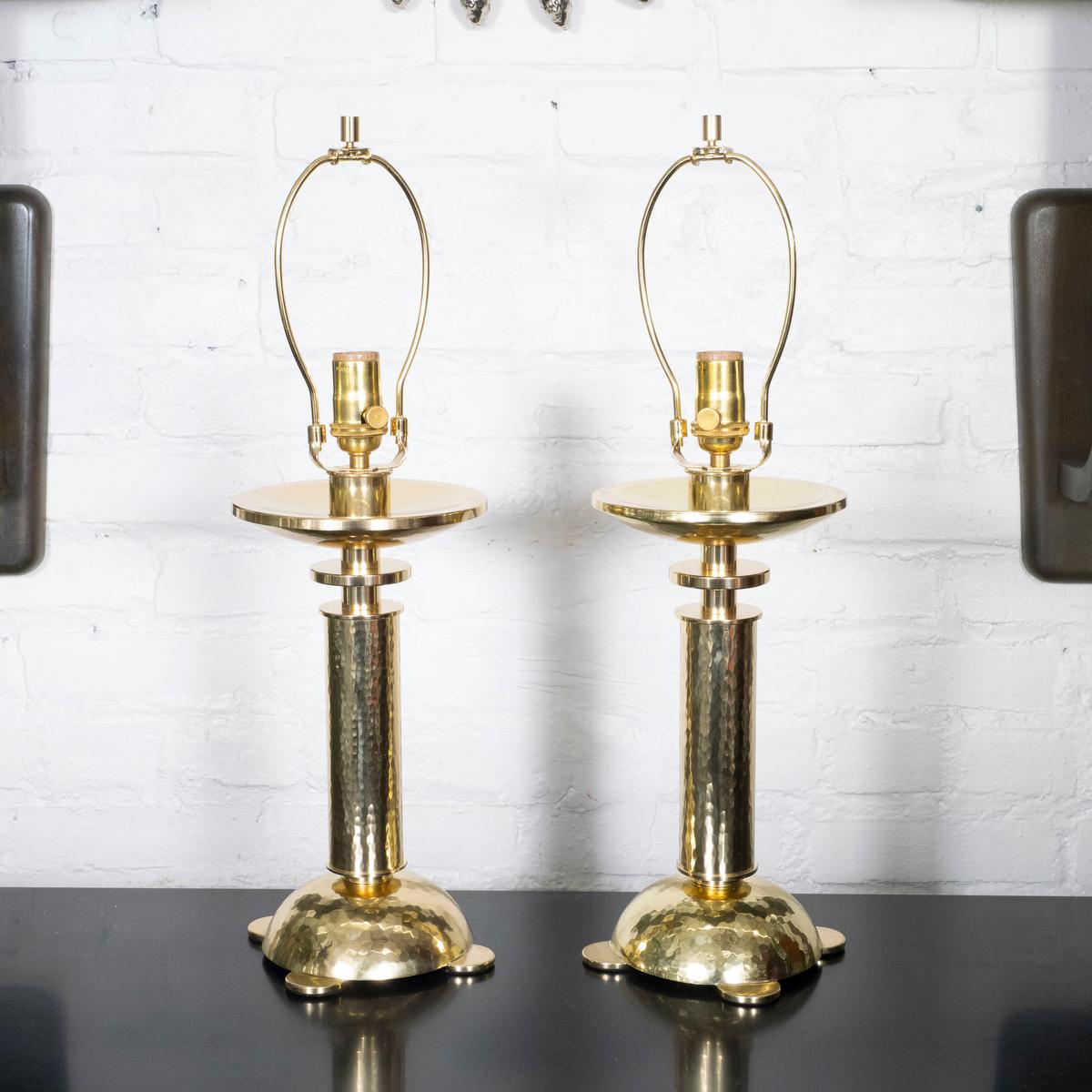 Mid-Century Modern Paire de lampes de table de style 