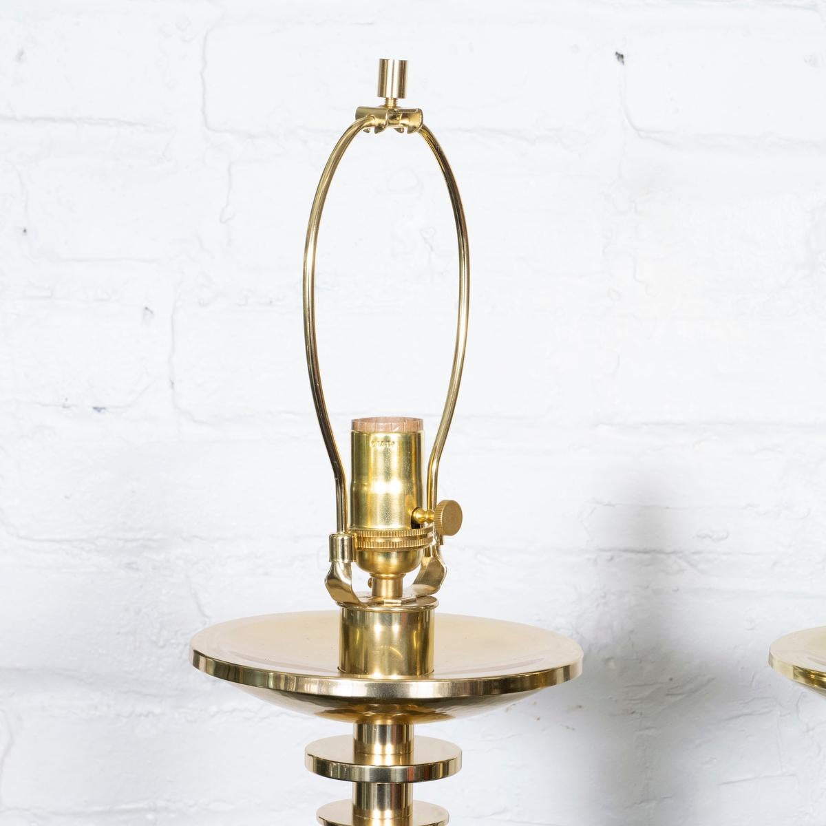 Paire de lampes de table de style 