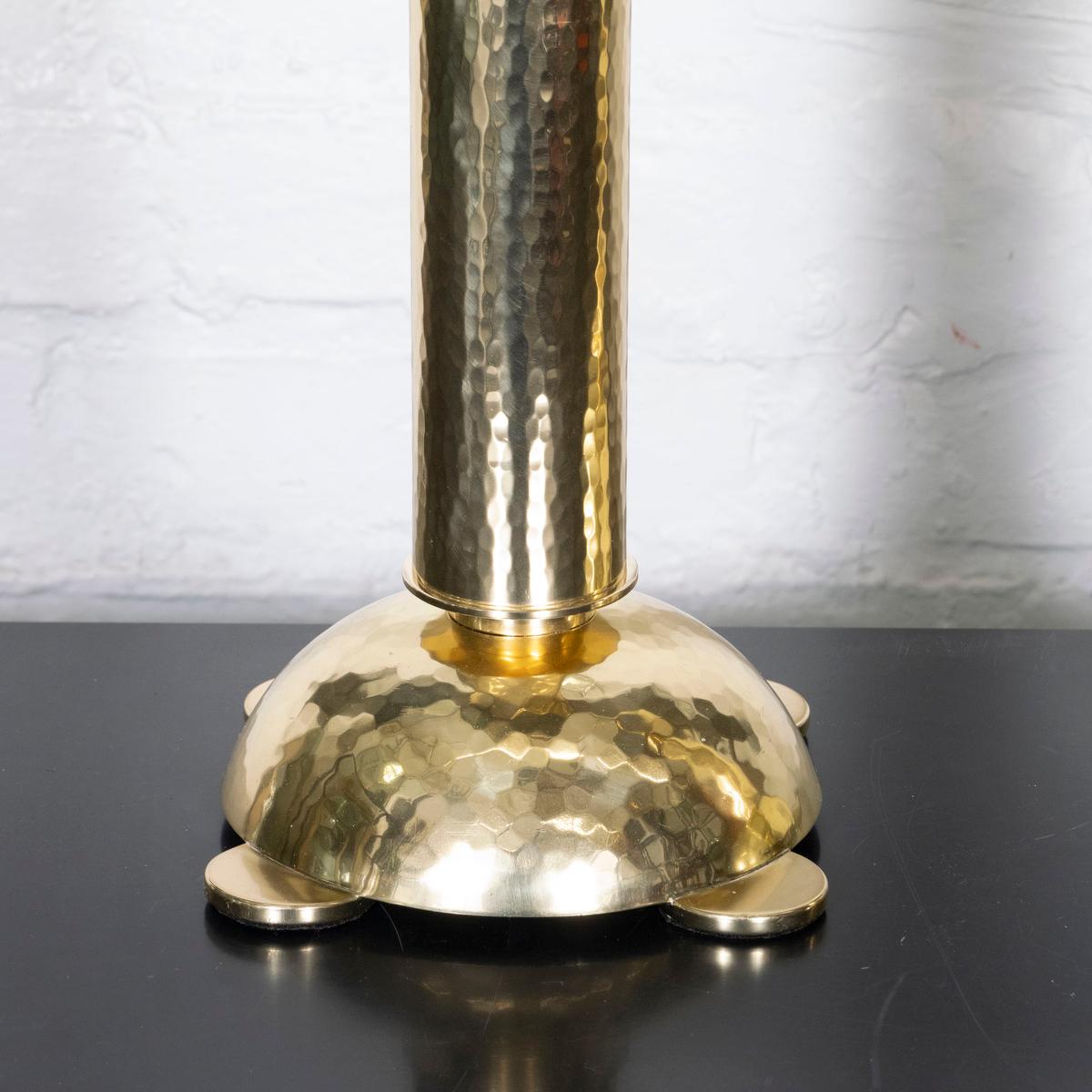 Laiton Paire de lampes de table de style 