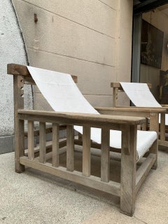 Paire de fauteuils modèle Hammock numéro 17 de Robert Mallet-Stevens.