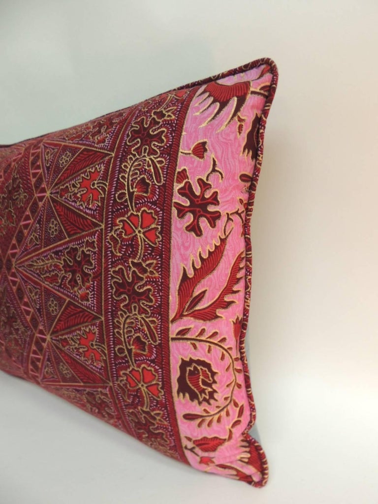 Red - Hand Batik Printed Cotton Pillow Cover (Set of 2) 22