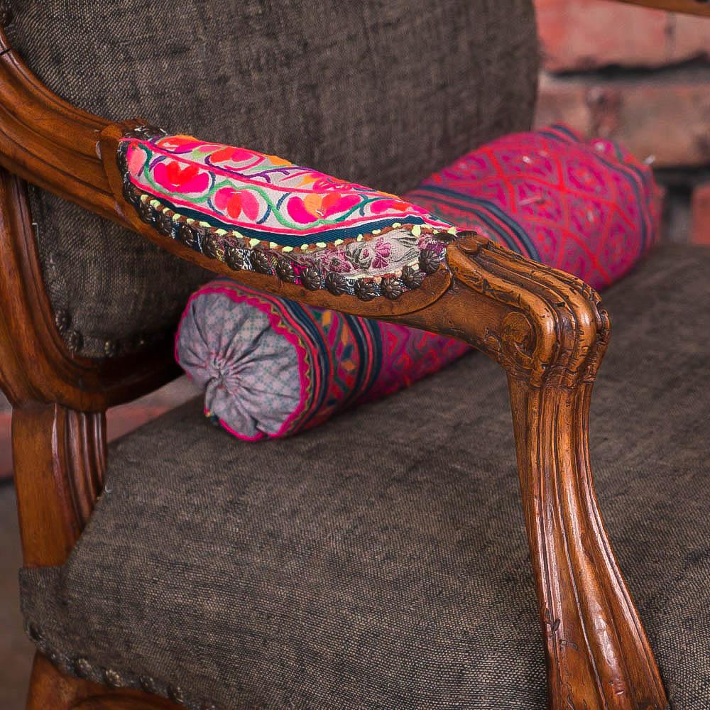 Pair of Hand-Carved French Walnut Fautuils or Armchairs 3