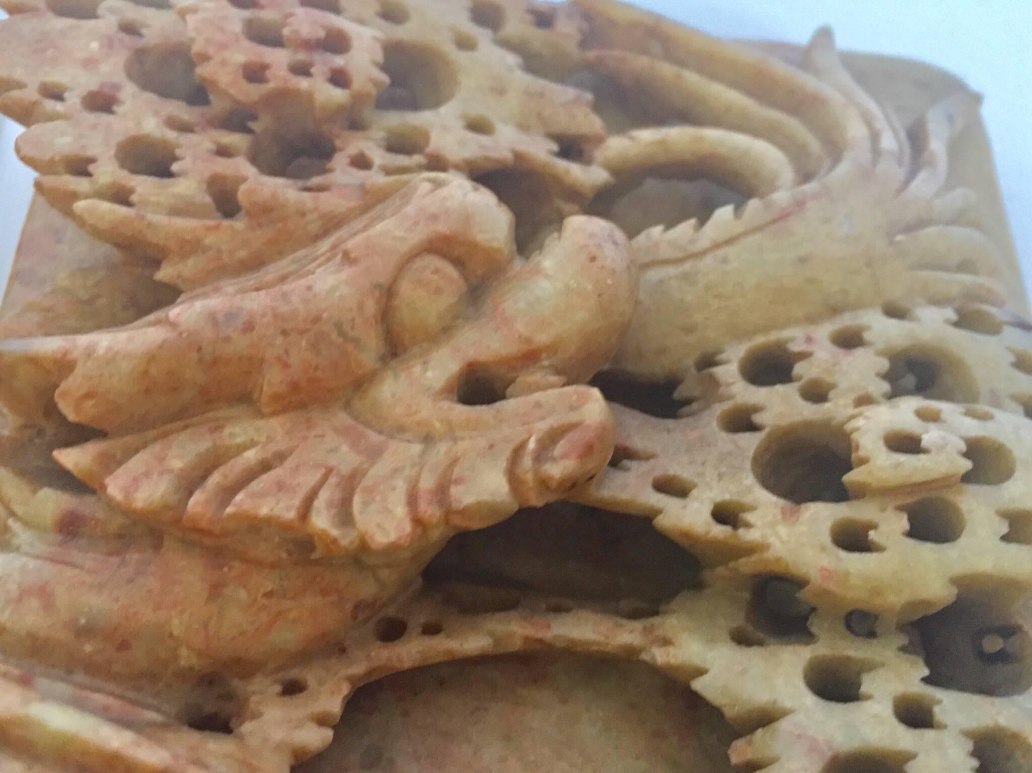 chinese dragon bookends