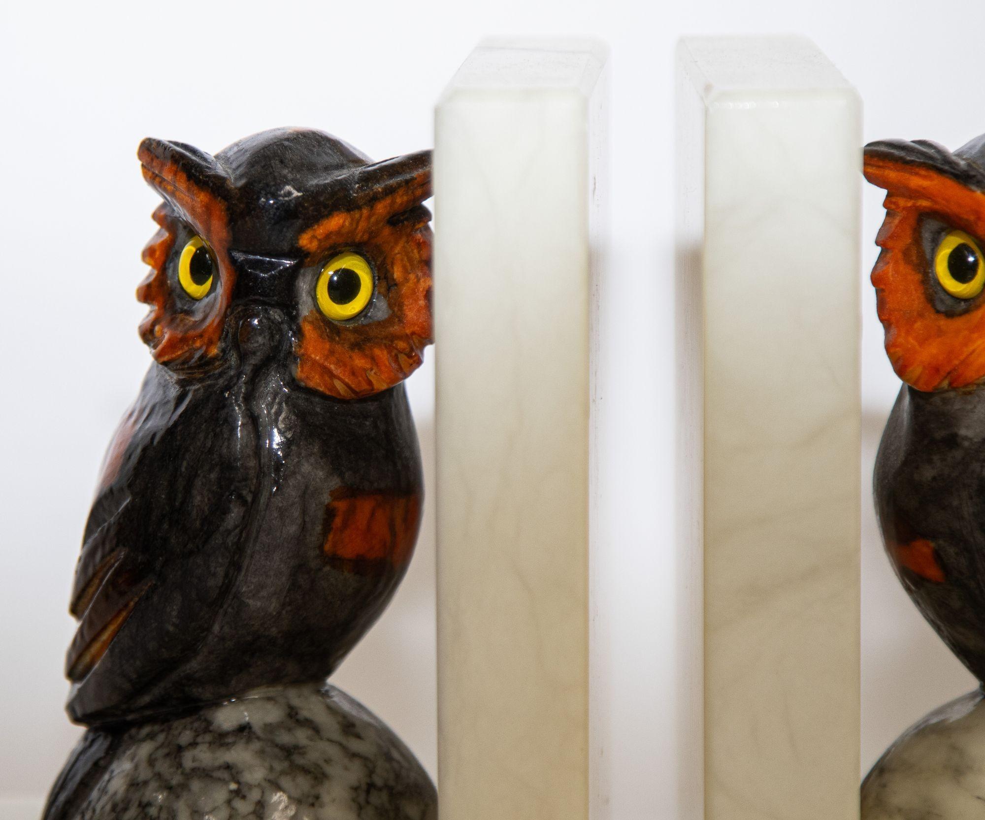 alabaster owl made in italy