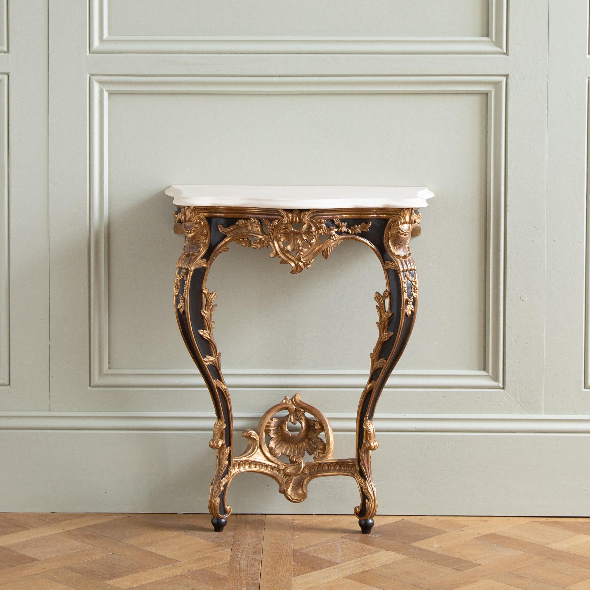 louis xv console table