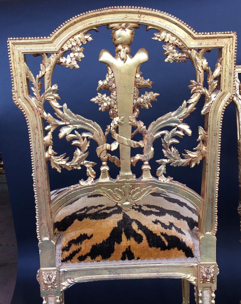 Pair of Hand Carved Wood Chairs at 1stDibs carved chairs for sale