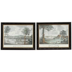 Pair of Hand-Colored British Colonial Prints of Jamaica