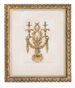 Pair of Hand Colored Copperplate Engravings by Giocondo Albertolli, Milano, 1796