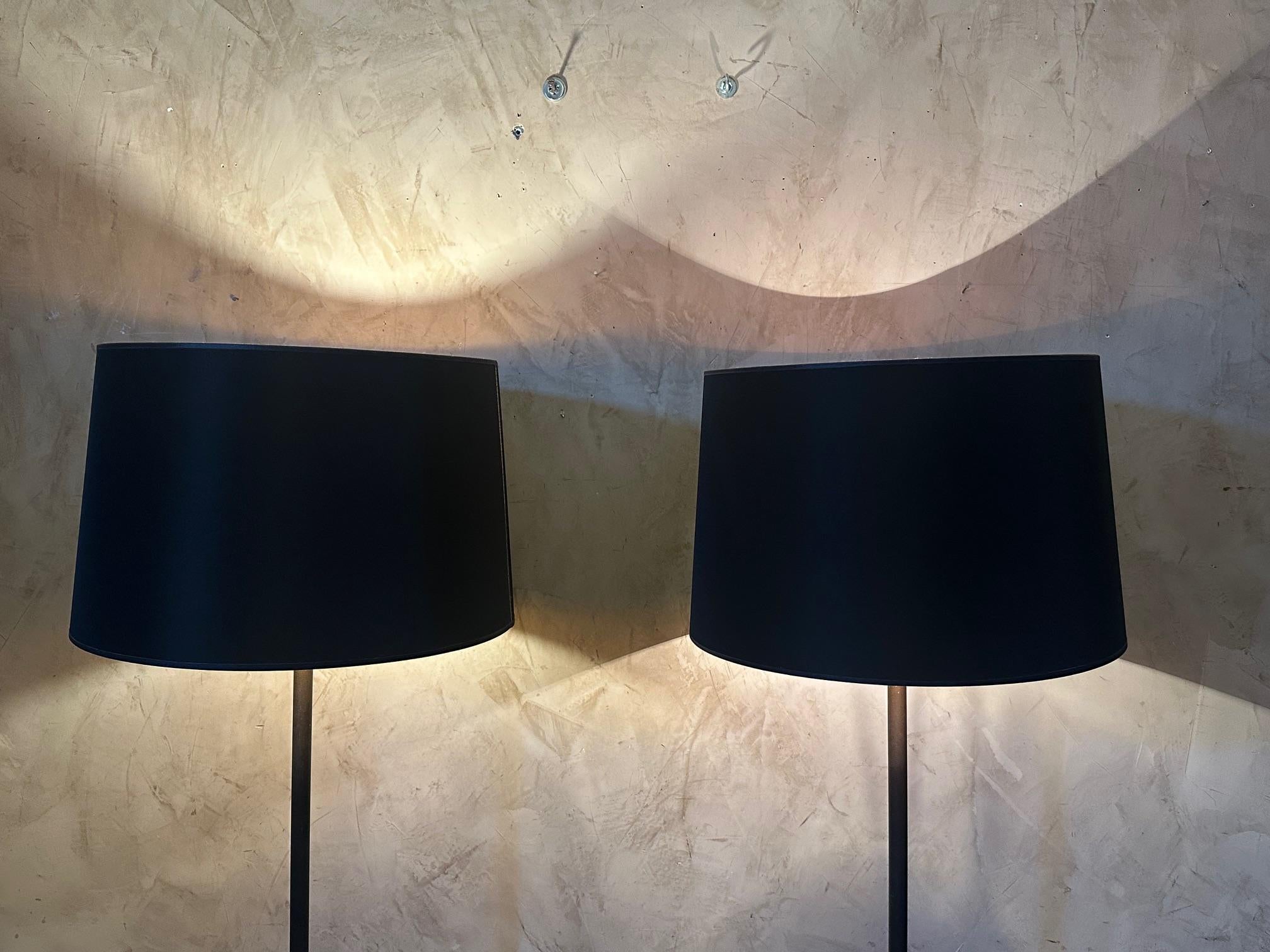Pair of Hand Made Floor Lamp For Sale 6