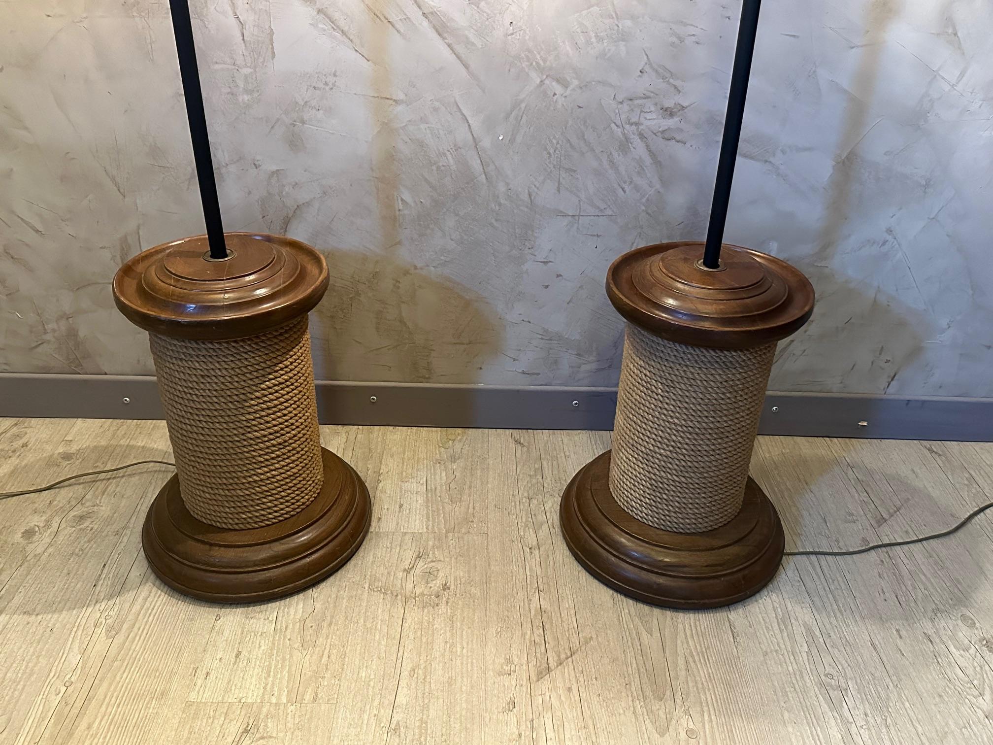 Pair of Hand Made Floor Lamp For Sale 7
