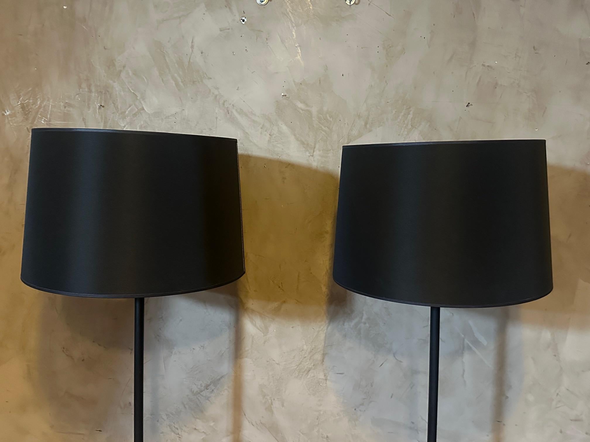 Pair of Hand Made Floor Lamp For Sale 3