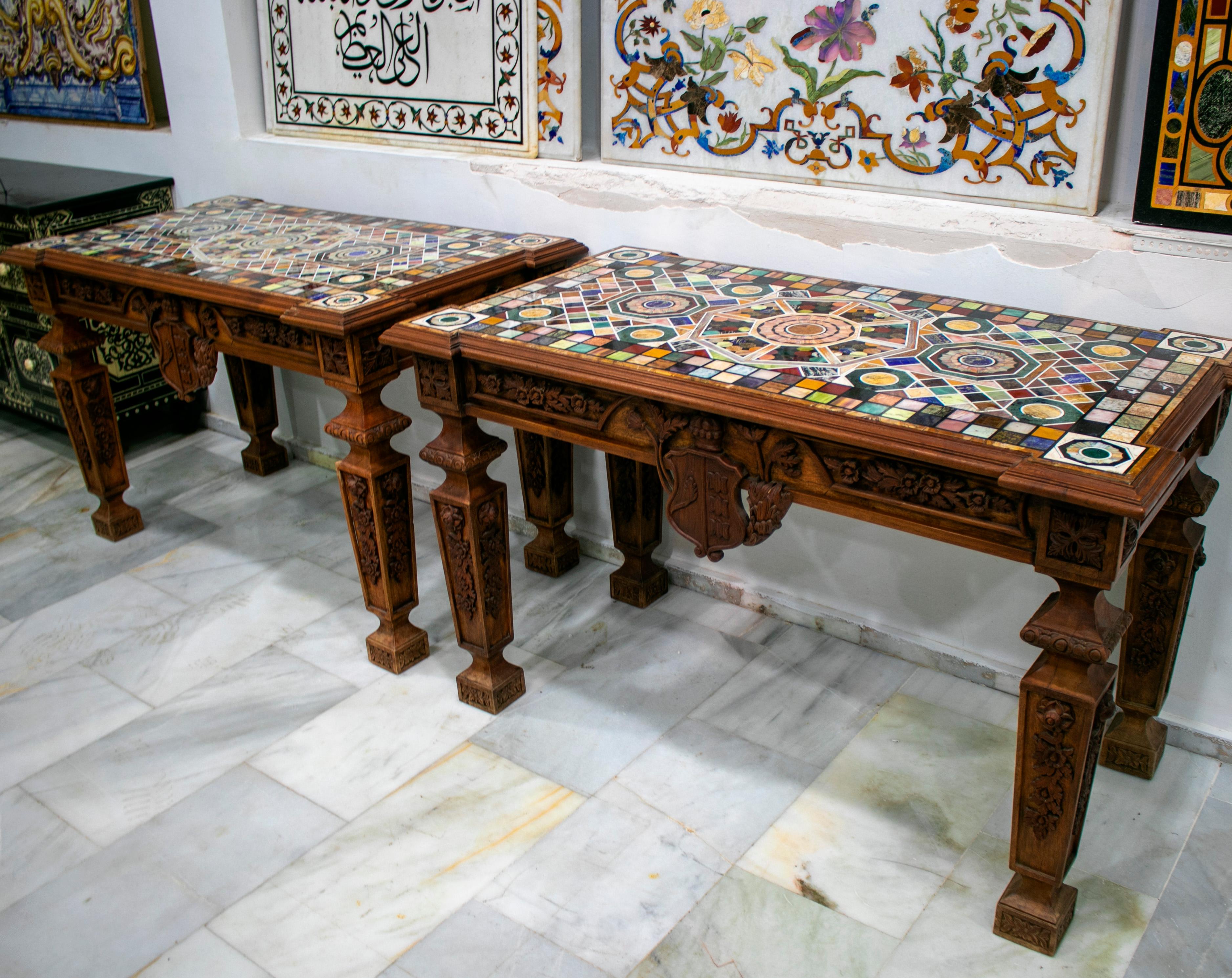 mosaic table top rectangle