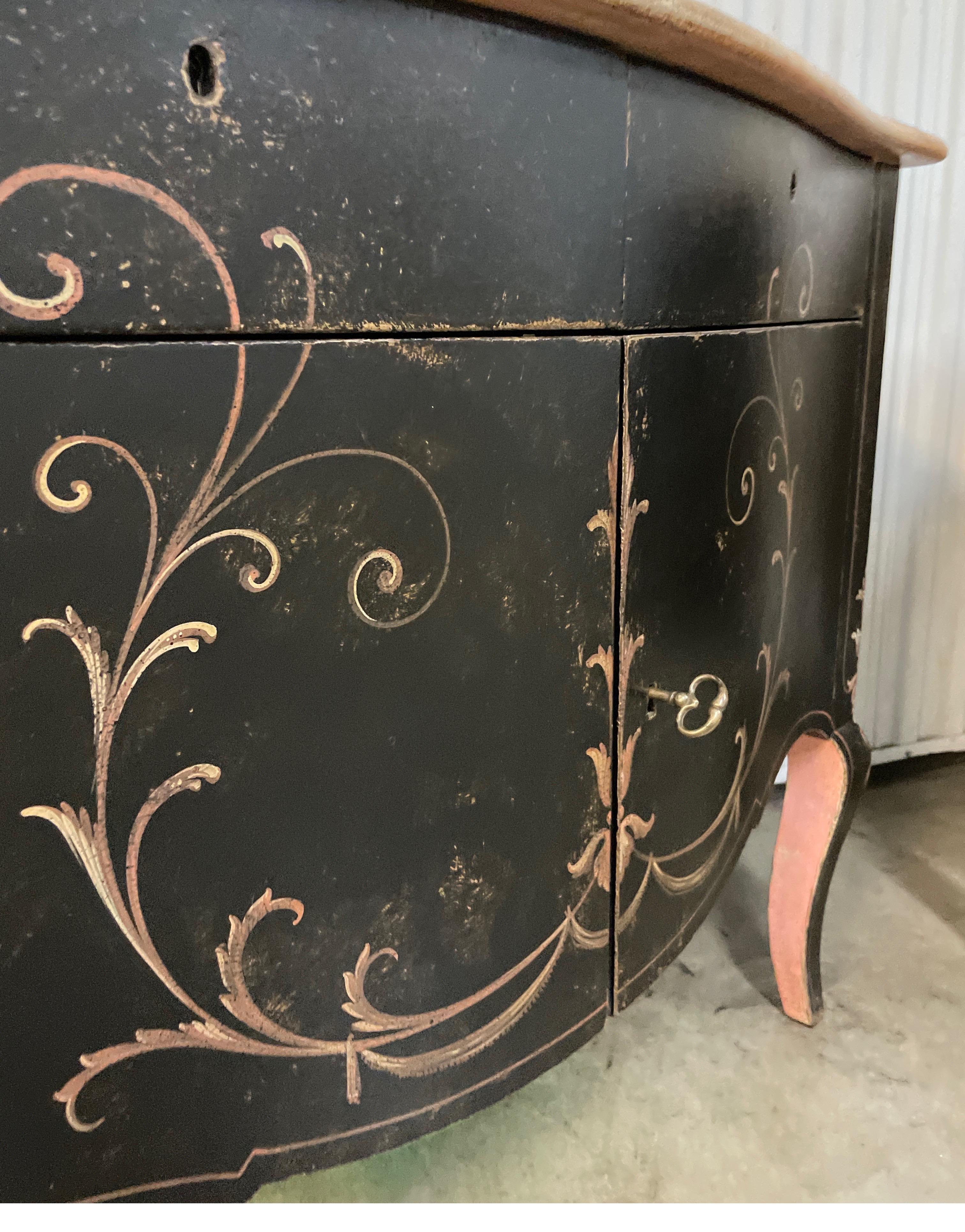 Pair of Hand Painted Italian Cabinets by Patina 8