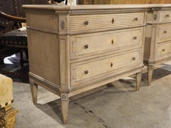 Pair of Hand Painted Neoclassical Style Commodes from Southern Germany