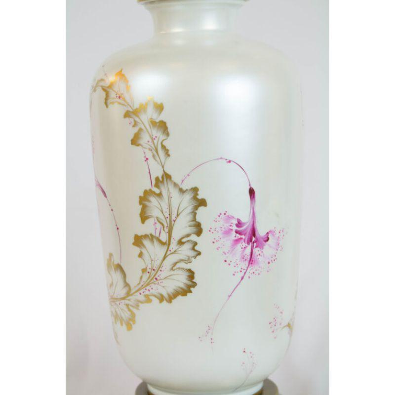 Early 20th Century Pair of Hand Painted Table Lamps For Sale 2