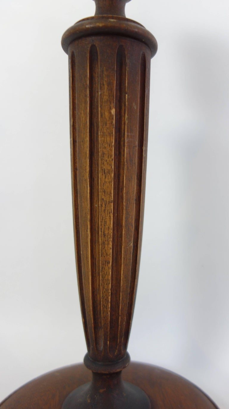 Pair of HandTurned American Walnut Candlesticks For Sale at 1stDibs