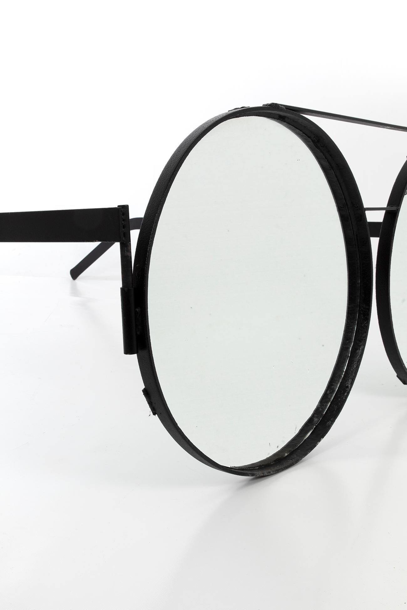 20th Century Pair of Handcrafted Oversized Glasses