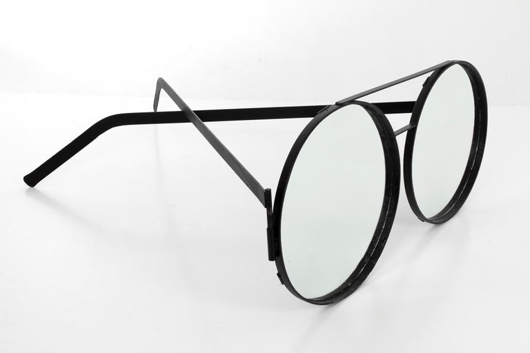 Pair of Handcrafted Oversized Glasses For Sale at 1stDibs