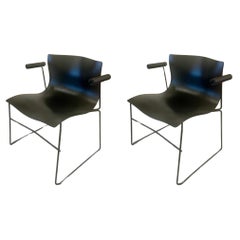 Pair of Handkerchief Armchairs  Designed by Massimo Vignelli for Knoll Studio