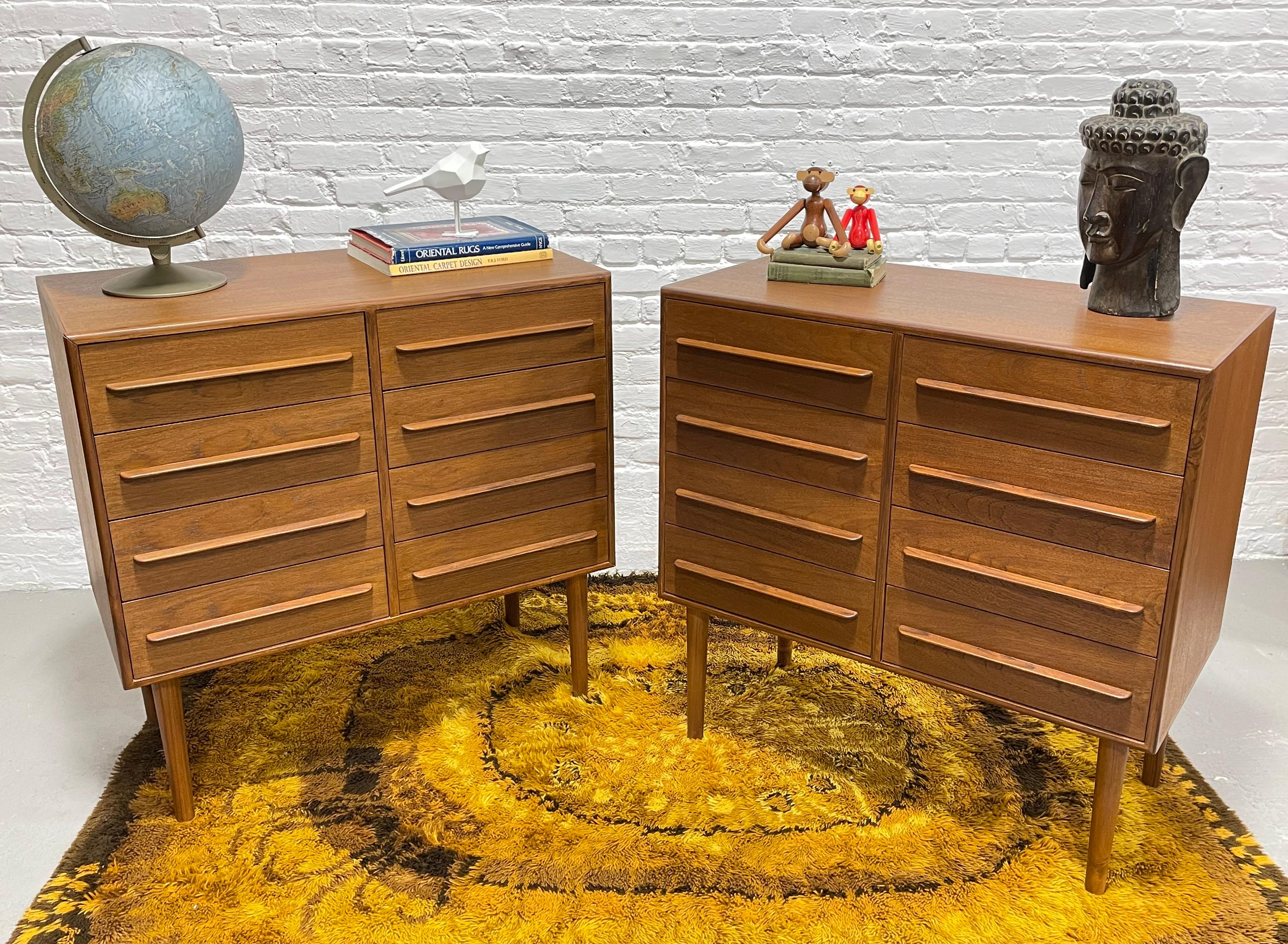 Pair of Handmade Danish Mid-Century Modern Styled Teak Dressers 4