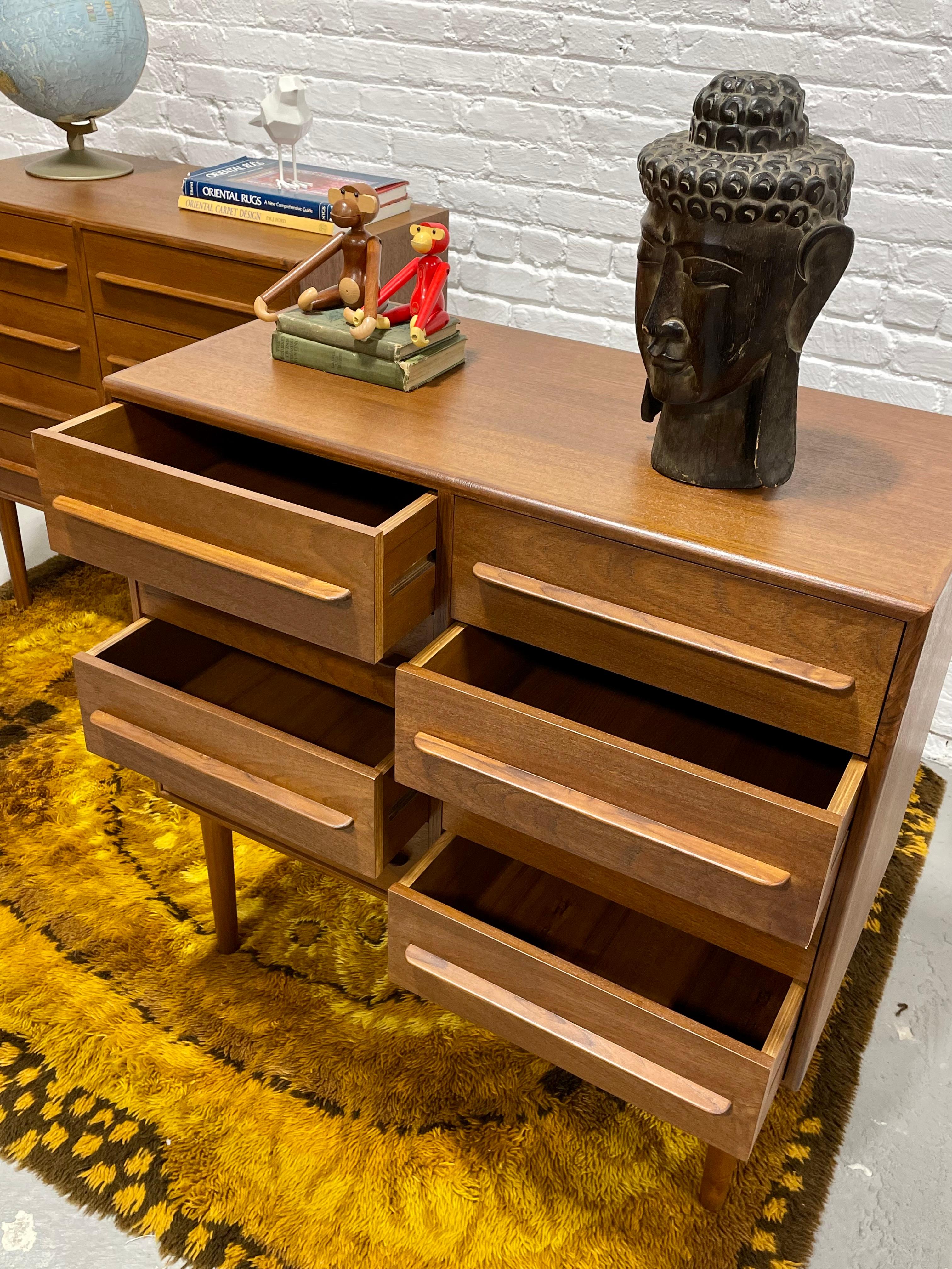 Pair of Handmade Danish Mid-Century Modern Styled Teak Dressers 1