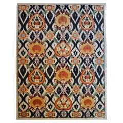 Abstract Rug, Ikat Design. 3.65 x 2.80 m.