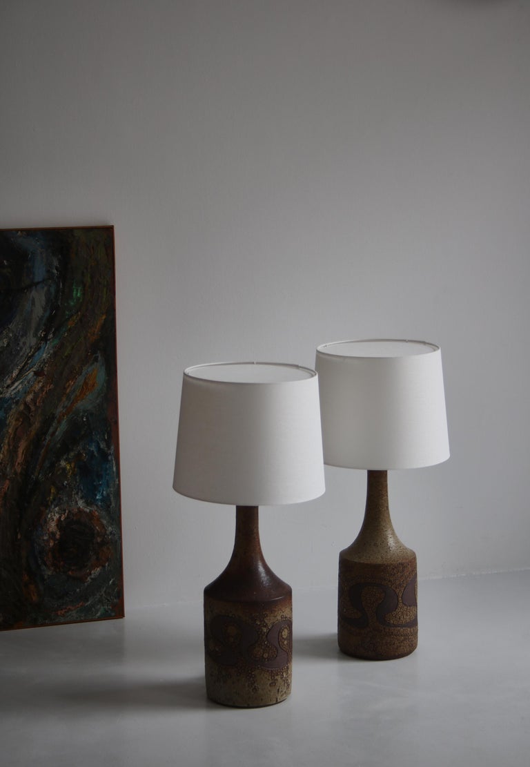 procent bejdsemiddel konservativ Pair of Handmade Stoneware Floor Lamp by Still Keramik, Denmark, 1970s at  1stDibs