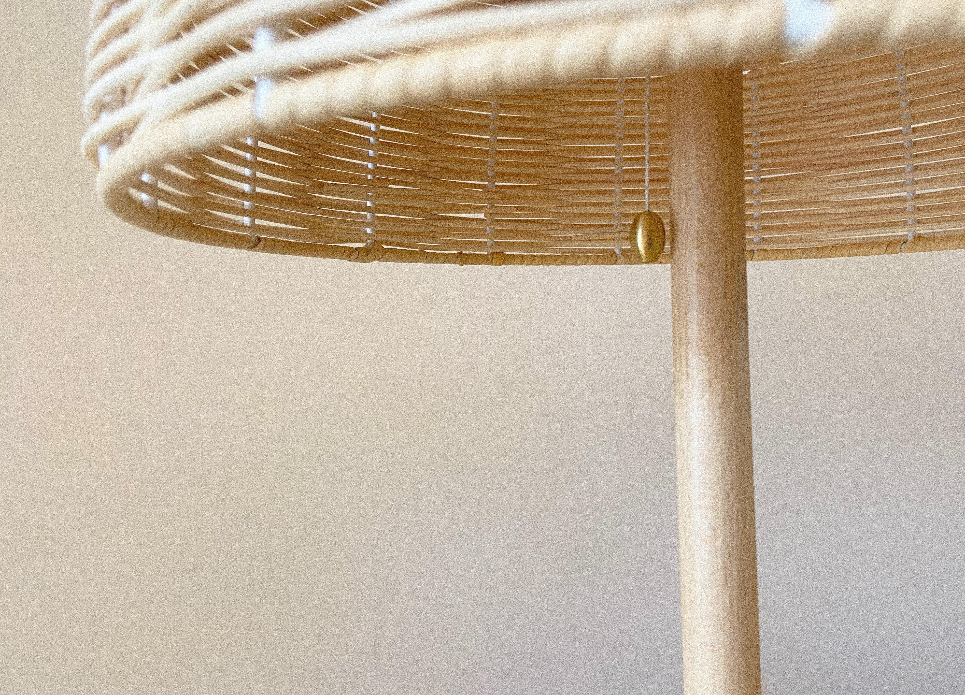 Pareja de, Lámpara de mesa hecha a mano, latón natural de ratán, objetos mediterráneos - Auct en venta 12