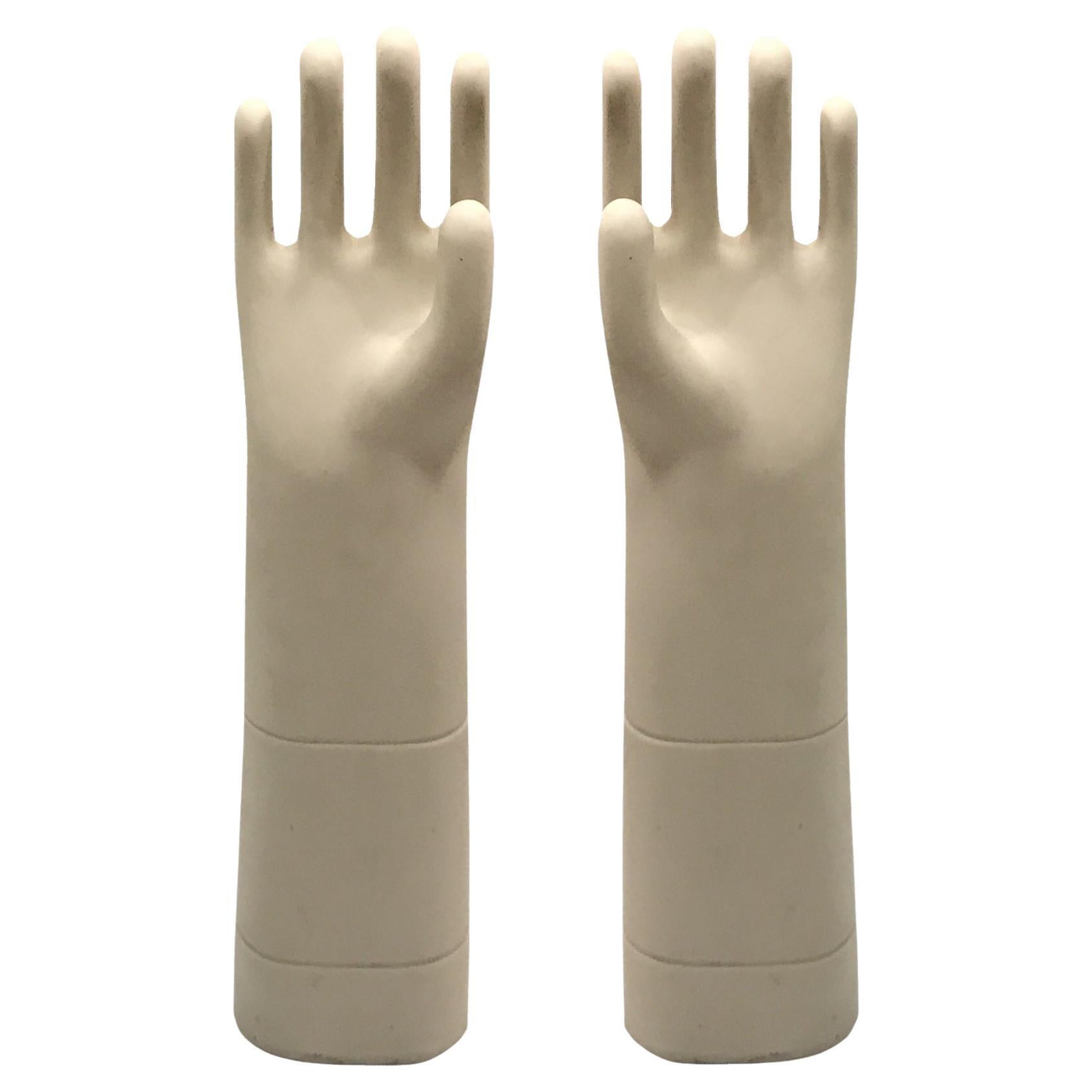Pair of Hands, they are work glove molds For Sale