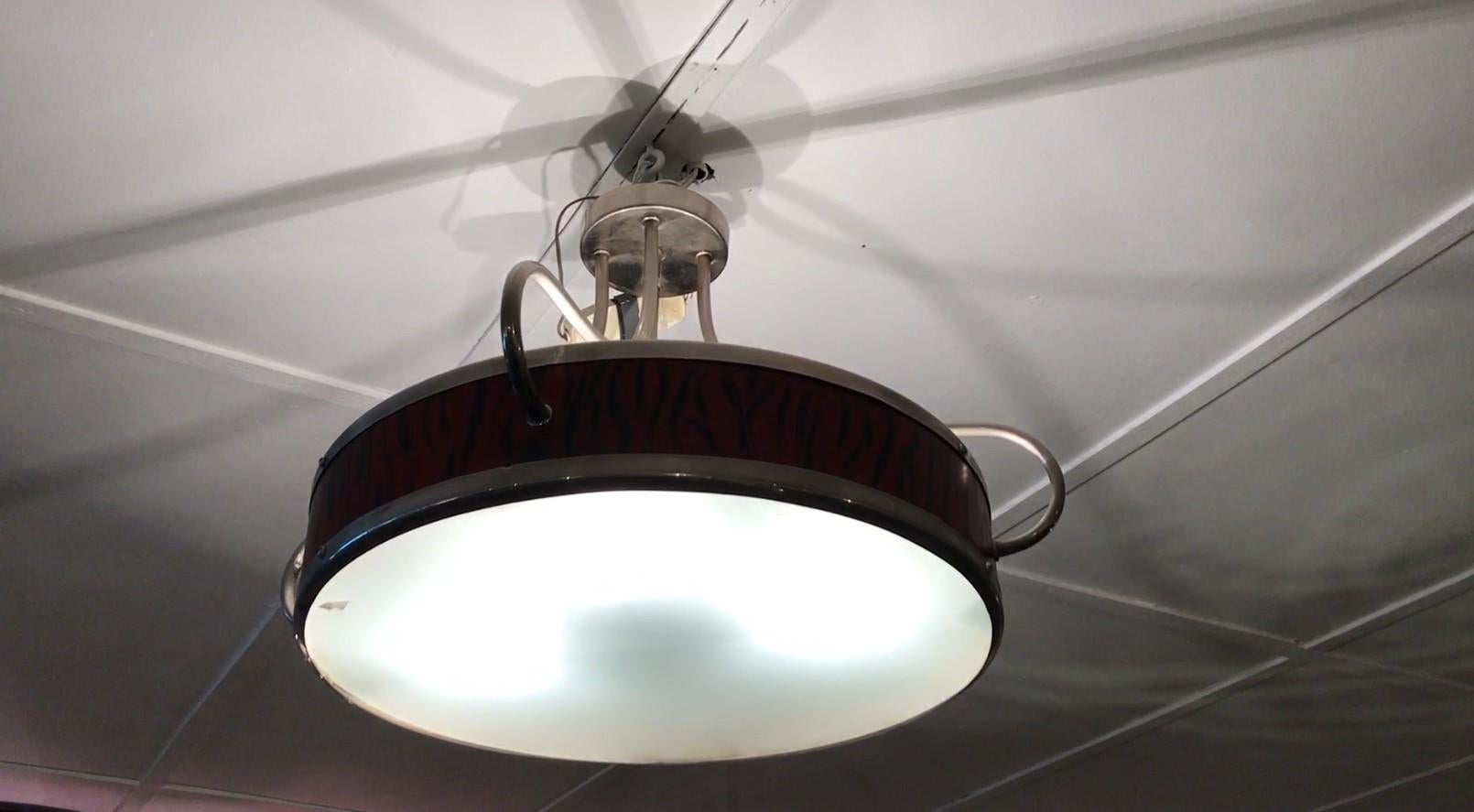 Plastica Coppia di lampade a sospensione Italia, 1960 in vendita