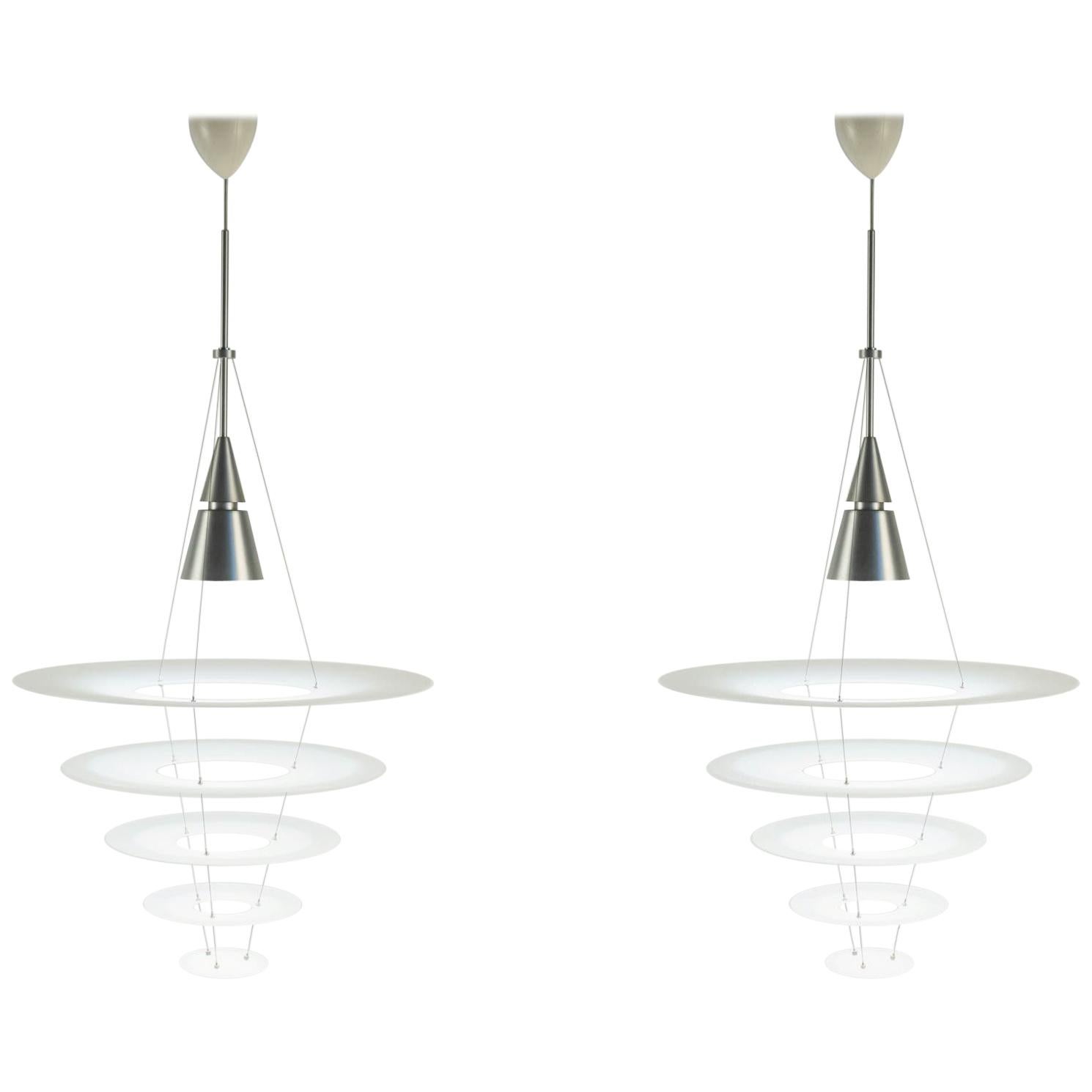 Pair of Hanging Light Fixture, Contemporary, from the House of Louis Poulsen