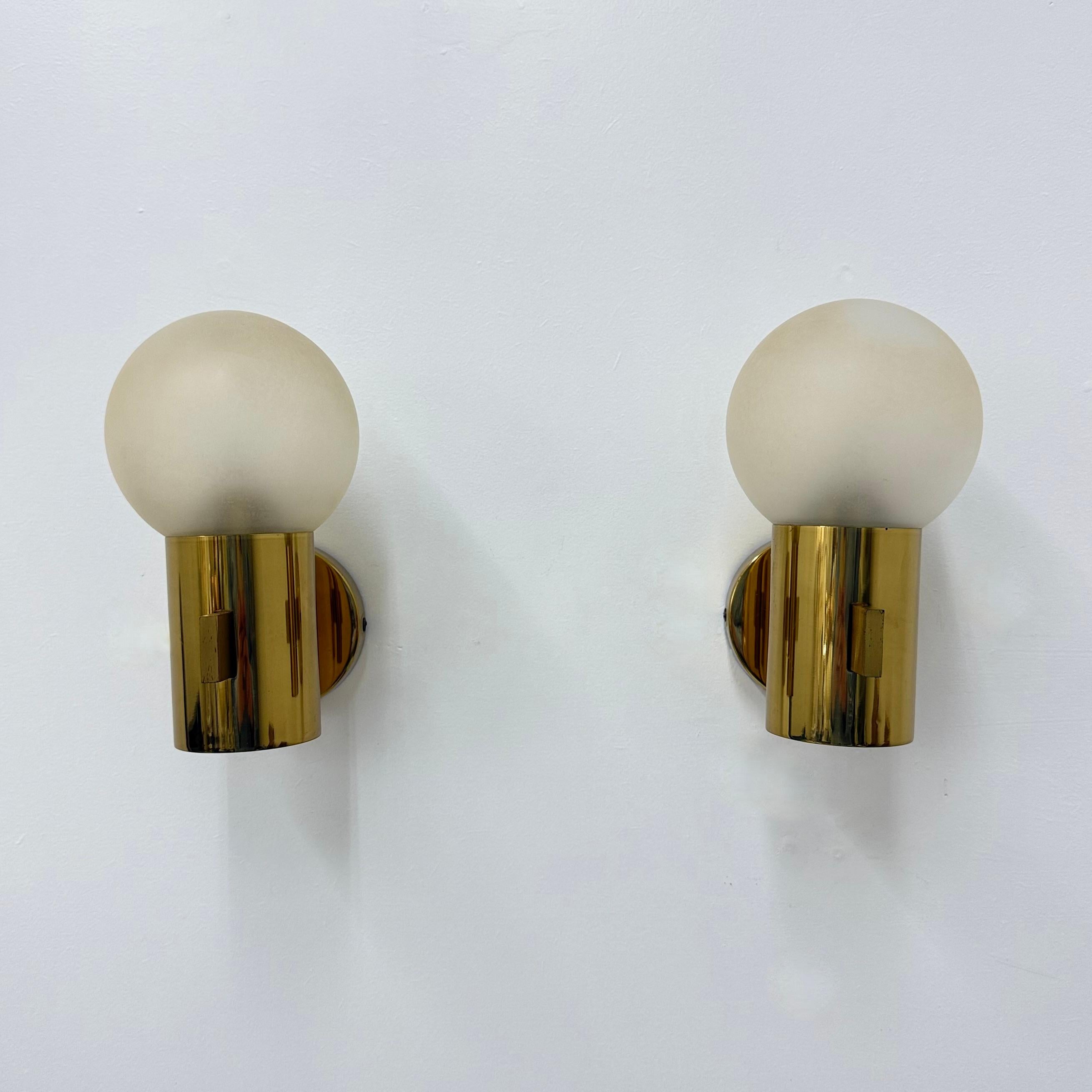 Paar Hans Agnes Jackobsson Wandlampen Wandleuchter , 1970er Jahre im Angebot 12