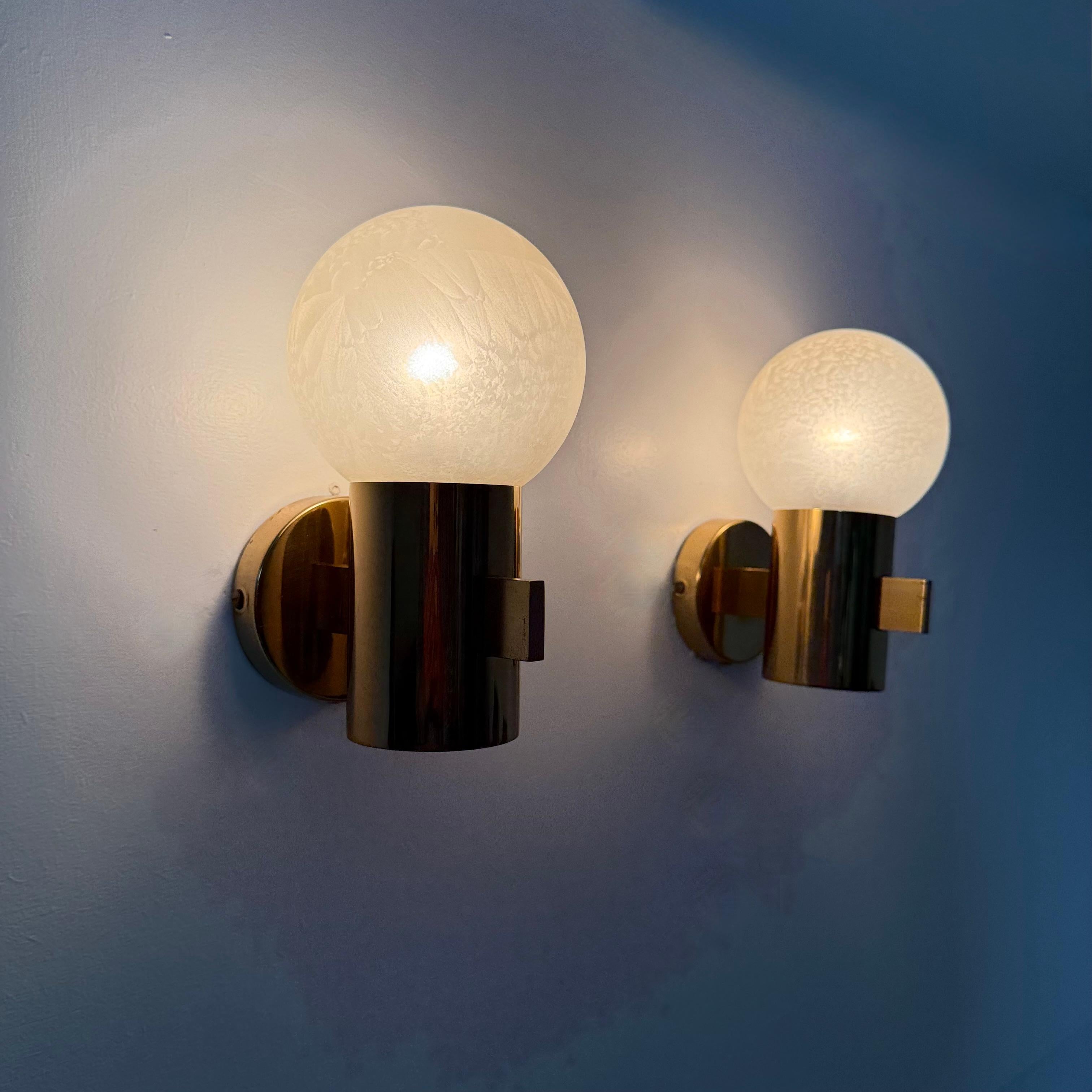 Paar Hans Agnes Jackobsson Wandlampen Wandleuchter , 1970er Jahre (Moderne der Mitte des Jahrhunderts) im Angebot