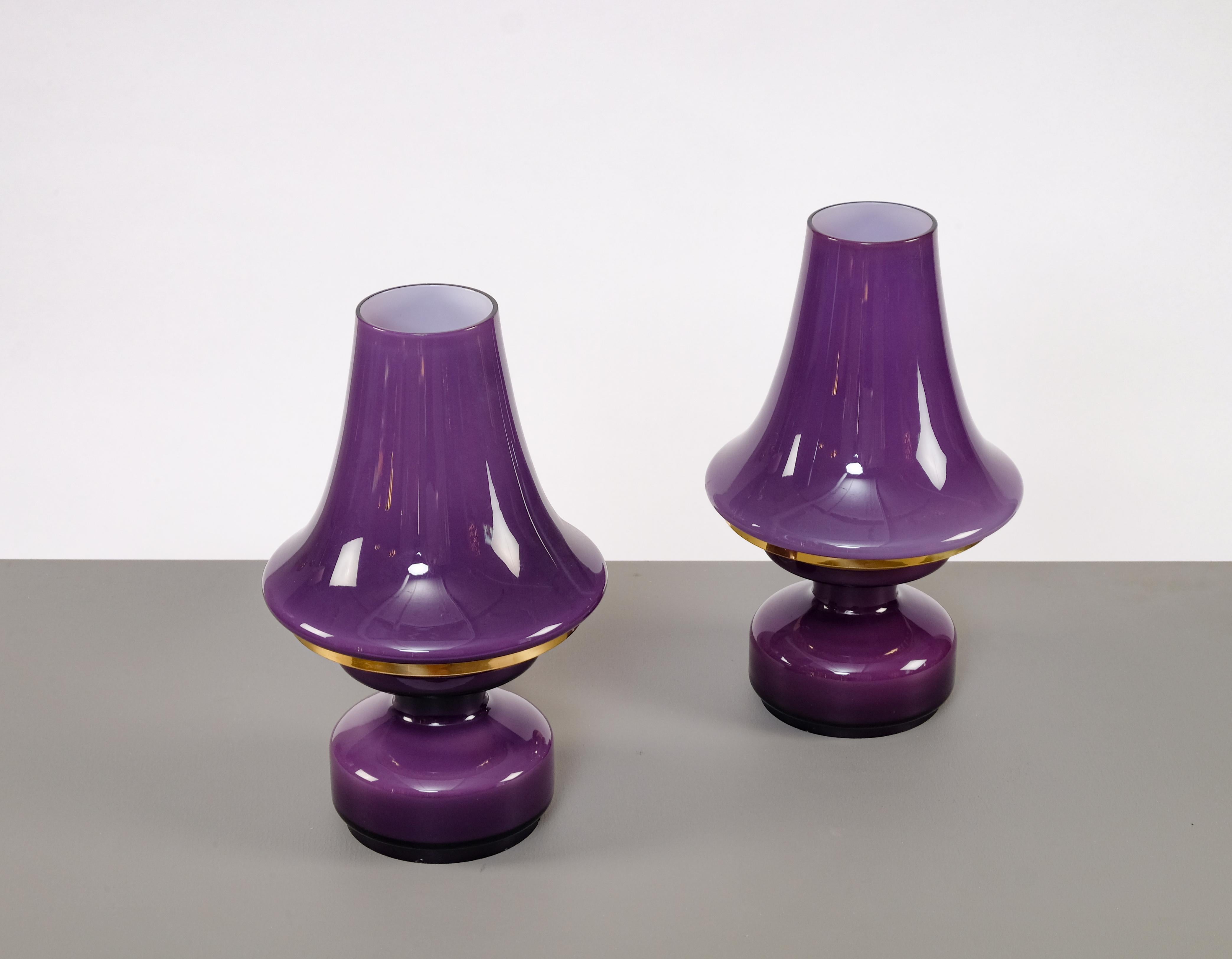 Pair of Hans-Agne Jakobsson B-124 Table Lamps, 1960s In Good Condition For Sale In Stockholm, SE