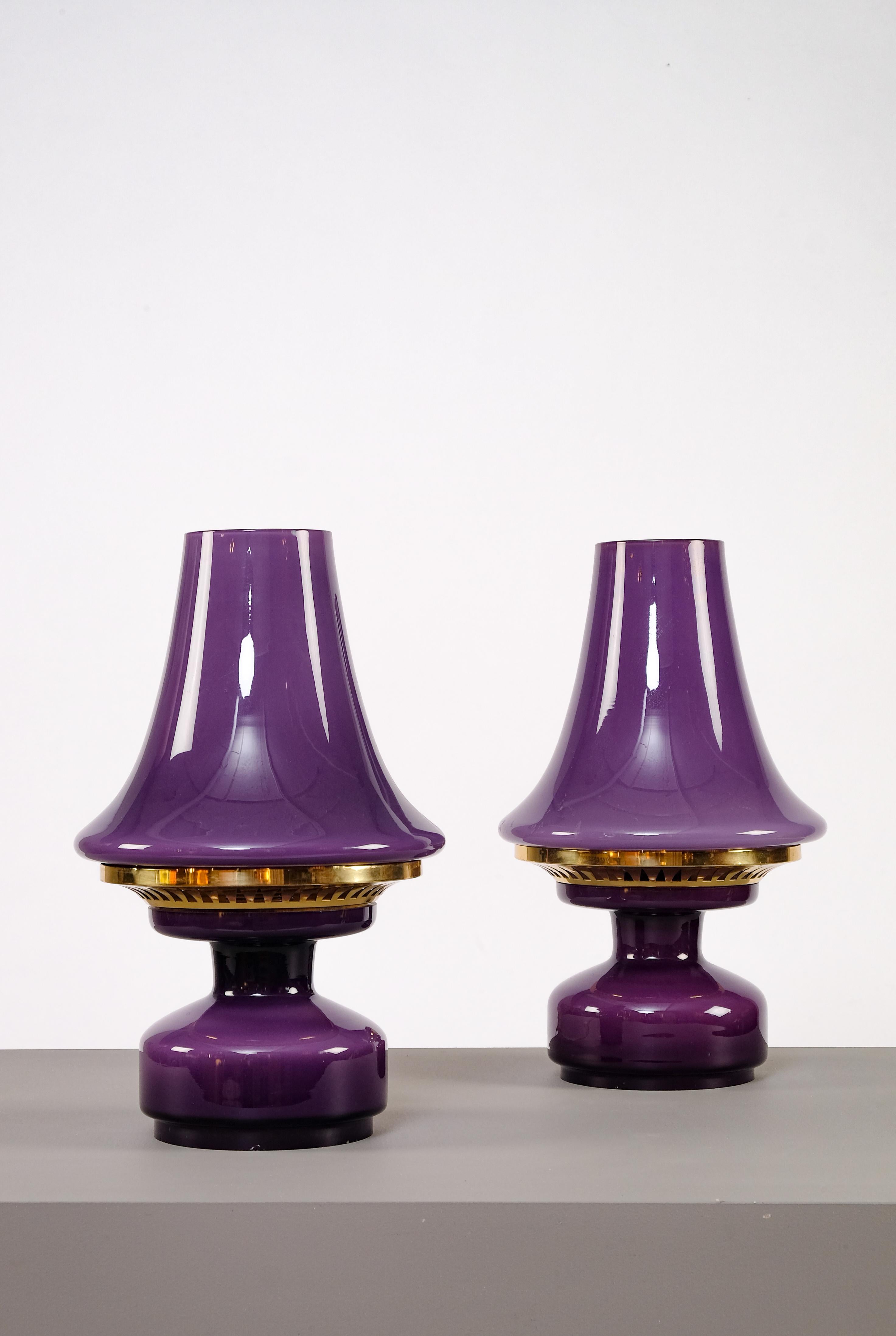 Pair of Hans-Agne Jakobsson B-124 Table Lamps, 1960s For Sale 2