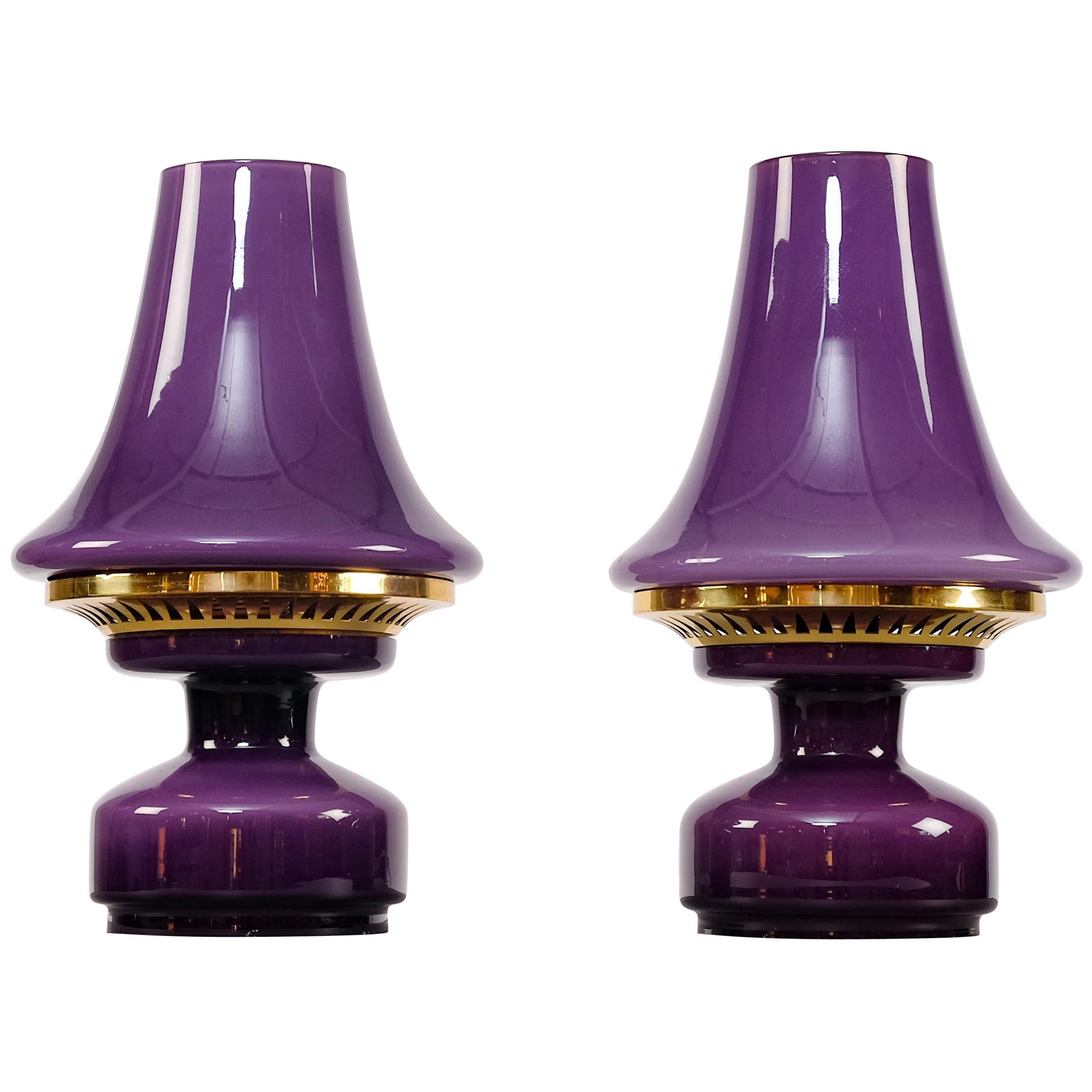 Pair of Hans-Agne Jakobsson B-124 Table Lamps, 1960s For Sale