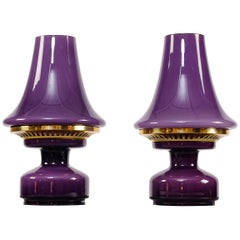 Pair of Hans-Agne Jakobsson B-124 Table Lamps, 1960s