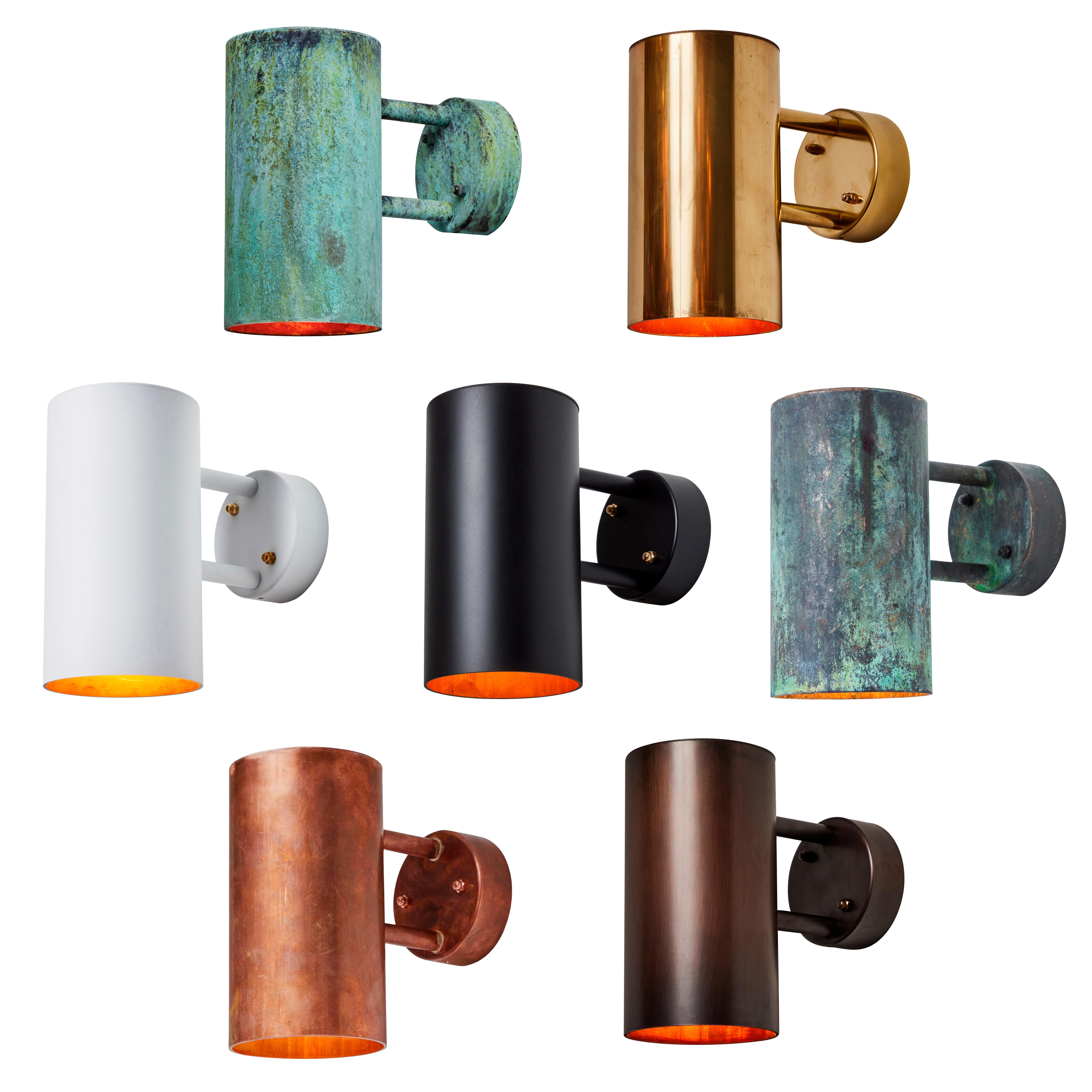 Pair of Hans-Agne Jakobsson C627/110 'Rulle' Raw Copper Outdoor Sconces For Sale 13