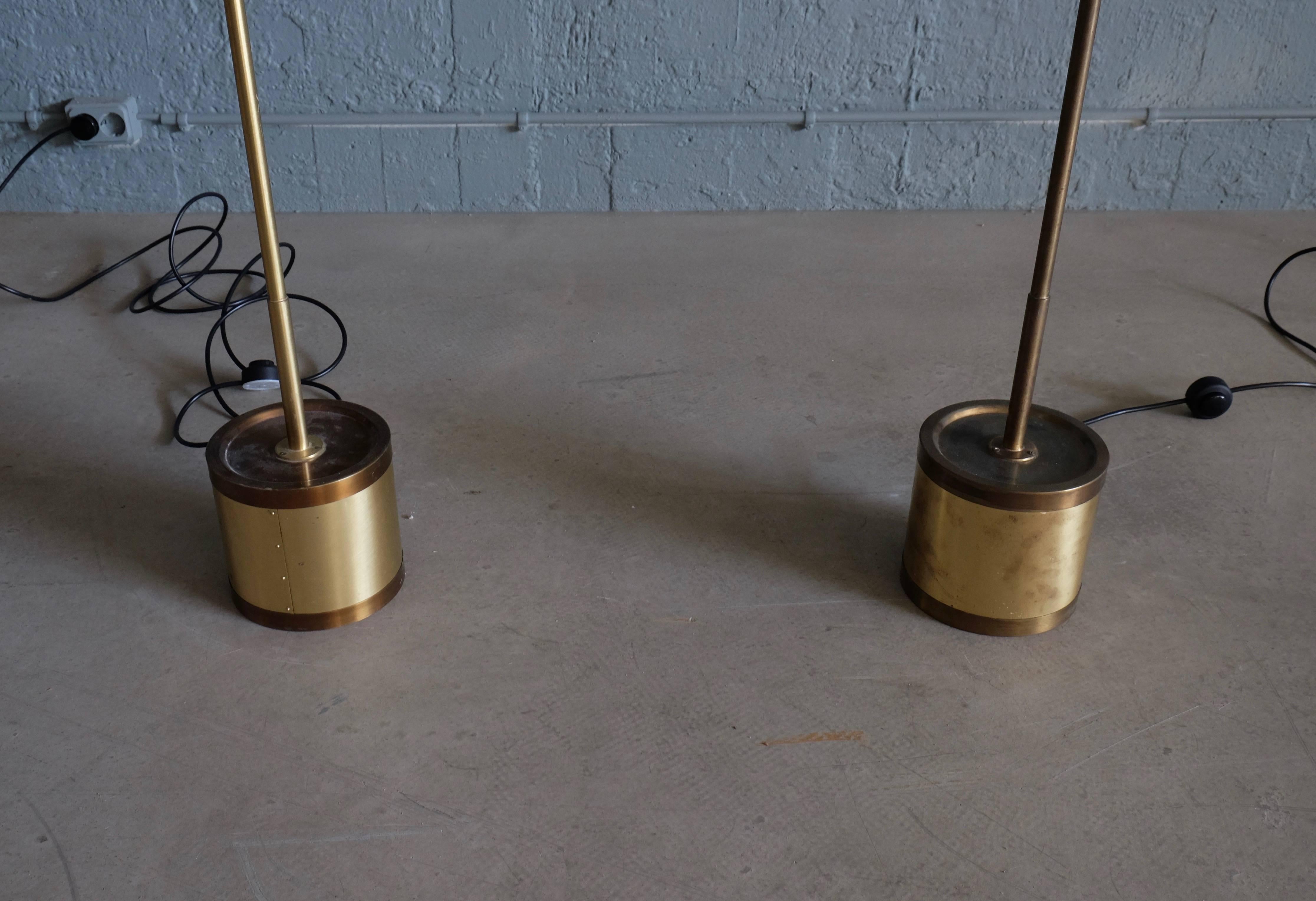 Swedish Pair of Hans-Agne Jakobsson Floor Lamps Model G-123