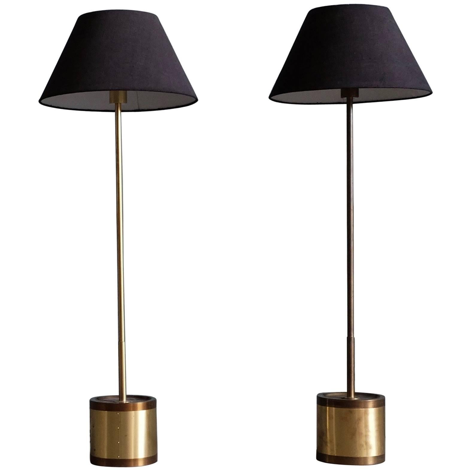 Pair of Hans-Agne Jakobsson Floor Lamps Model G-123