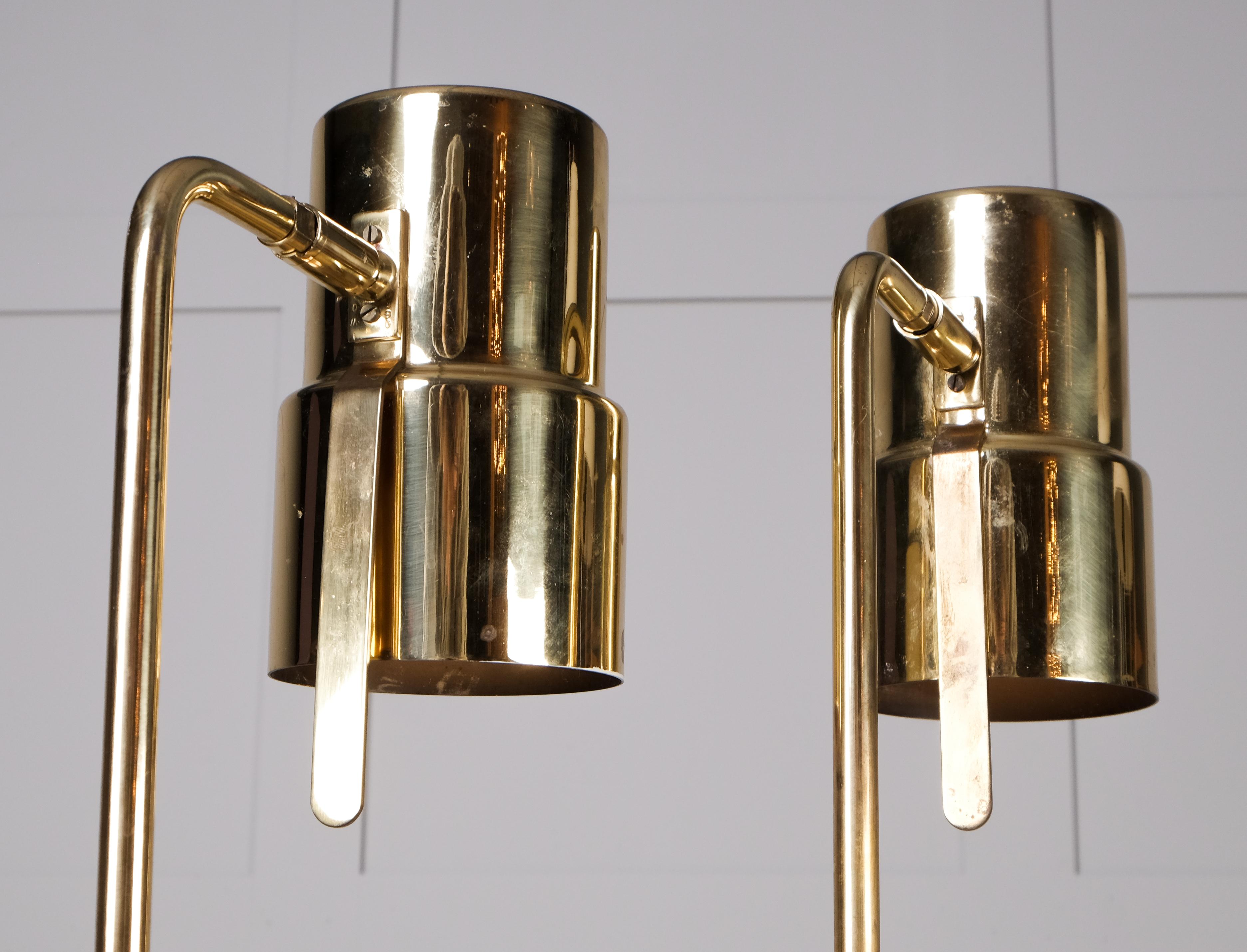 Pair of Hans-Agne Jakobsson Floor Lamps Model G-154, 1970s For Sale 7