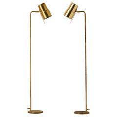 Pair of Hans-Agne Jakobsson Floor Lamps Model G-154, 1970s