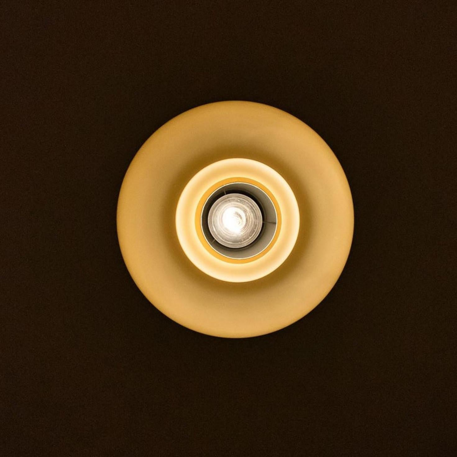 Pair of Hans-Agne Jakobsson for Staff Braun Glass Pendant Lights, 1960 For Sale 1