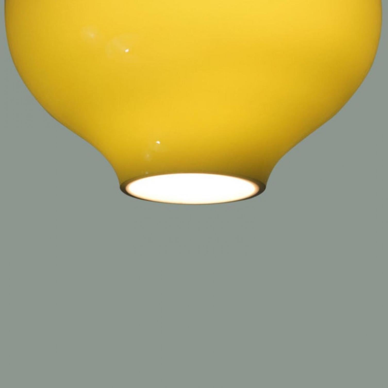 Other Pair of Hans-Agne Jakobsson for Staff Green Glass Pendant Lights, 1960 For Sale