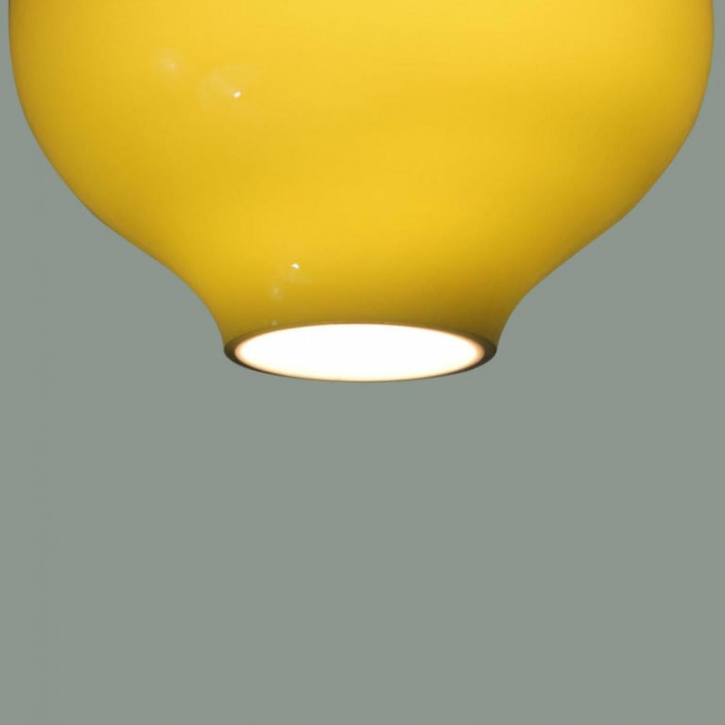 Altro Coppia di lampade a sospensione in vetro verde Hans-Agne Jakobsson for Staff, 1960 in vendita