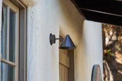 Pair of Hans-Agne Jakobsson 'Mini-Tratten' Outdoor Sconces in Painted Bronze