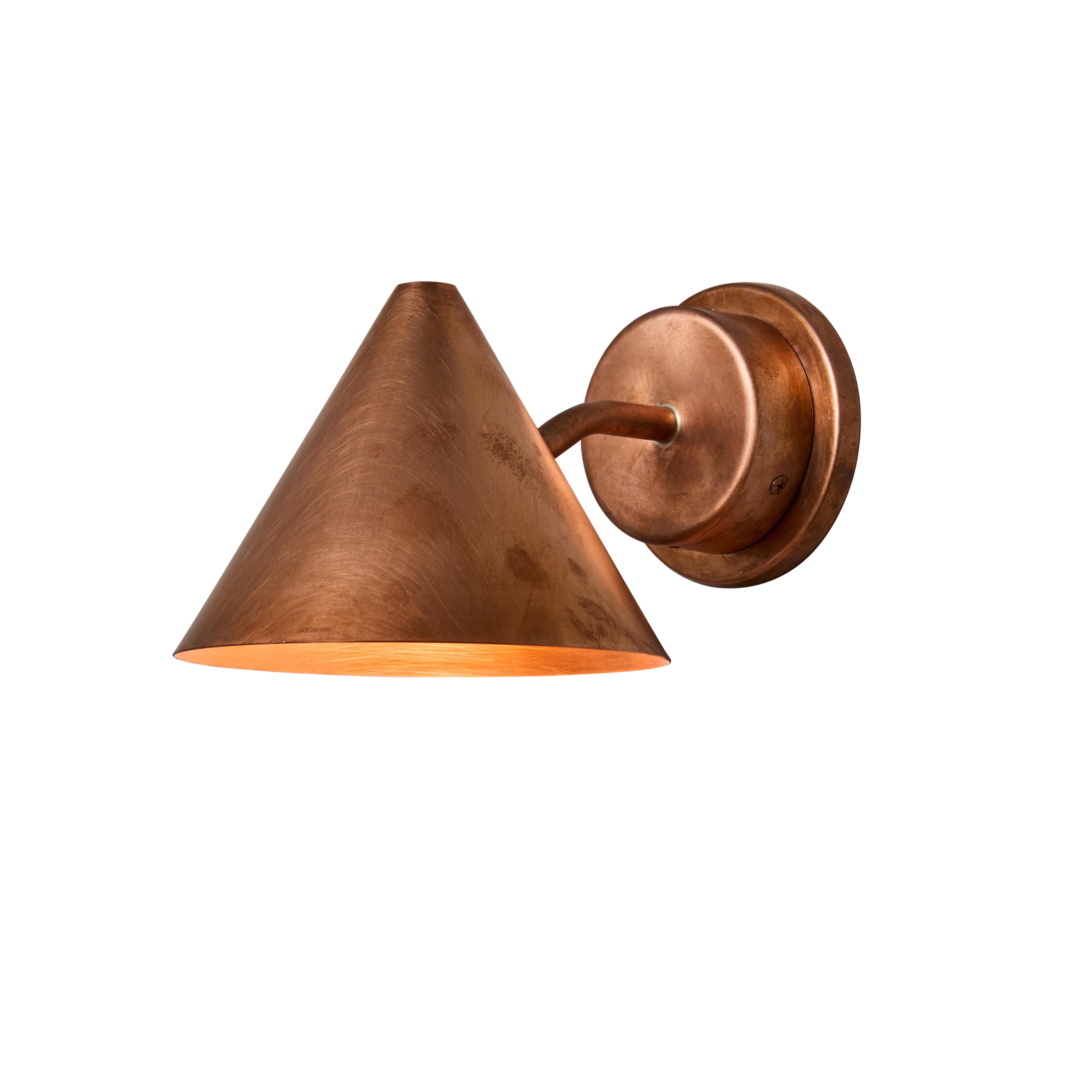 Coppia di lampade da esterno in rame grezzo 'Mini-Tratten' di Hans-Agne Jakobsson in vendita 8