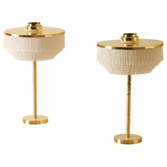 Coppia di lampade da tavolo in ottone Hans-Agne Jakobsson Model B-138, anni '60